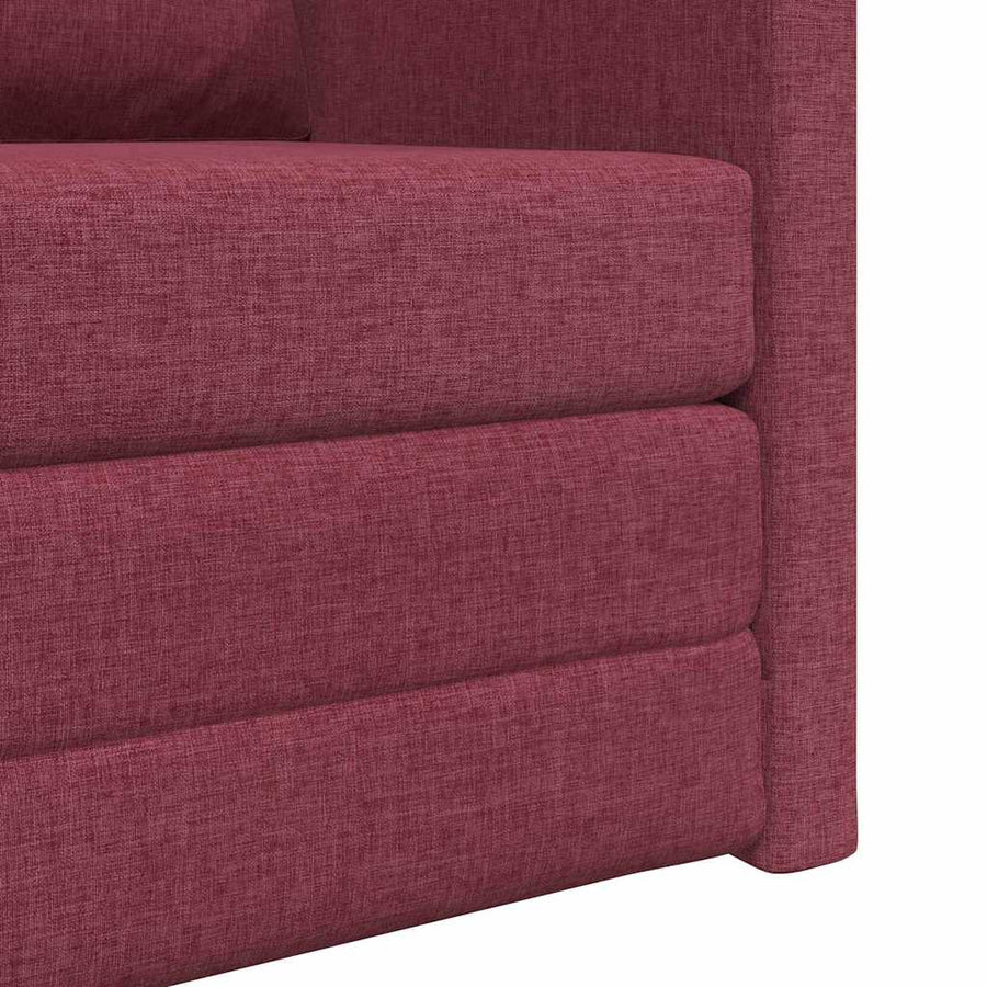 Slaapbank 60cm Wijnrood Stof