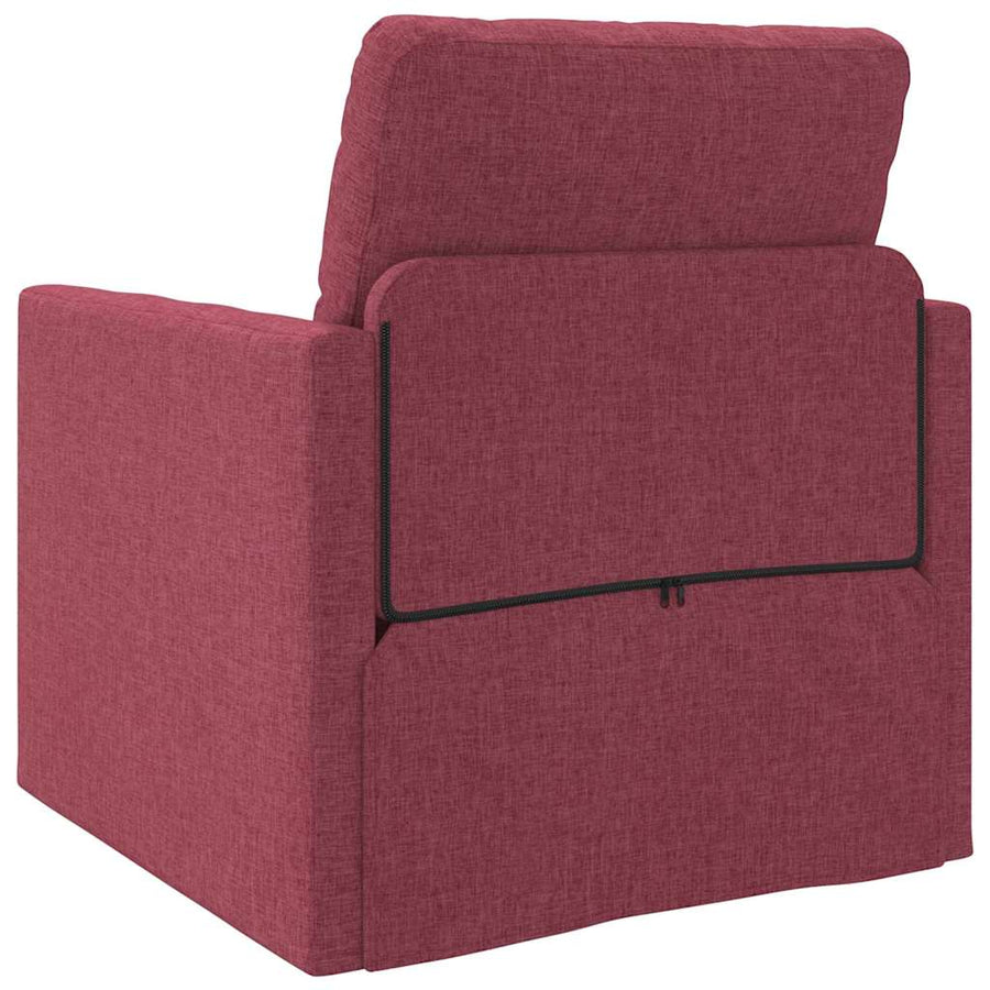 Slaapbank 60cm Wijnrood Stof
