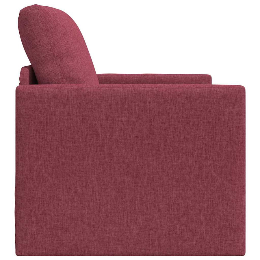 Slaapbank 60cm Wijnrood Stof