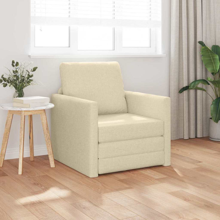 Slaapbank 60cm Crème Stof