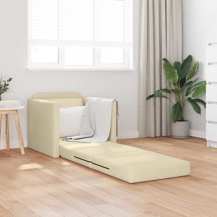 Slaapbank 60cm Crème Stof