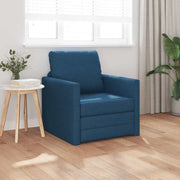 Slaapbank 60 cm blauw stof