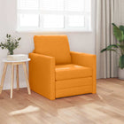 Slaapbank 60 cm donkergeel stof