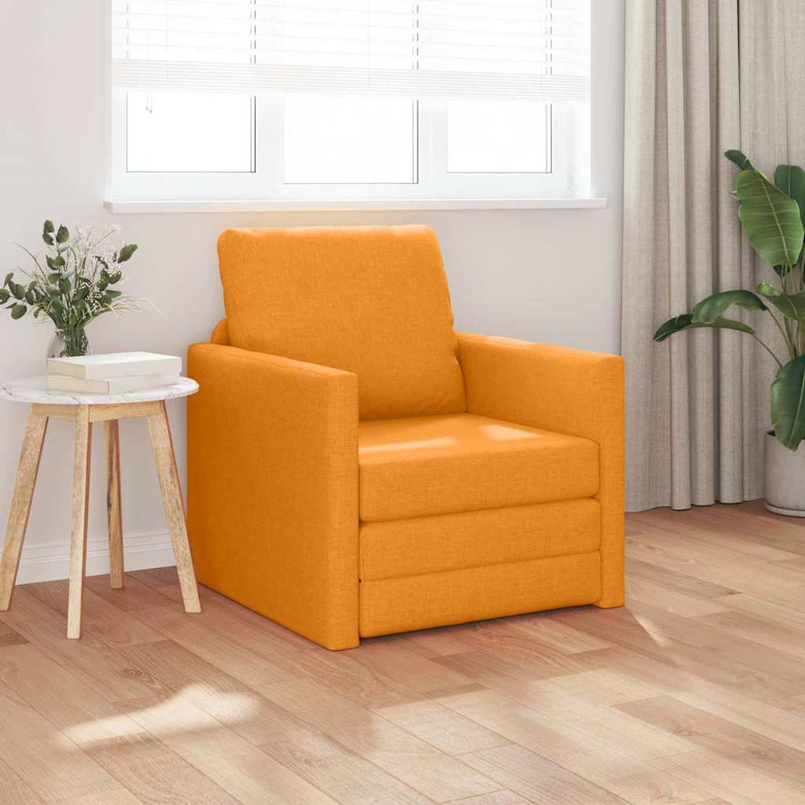 Slaapbank 60cm Donkergeel Stof