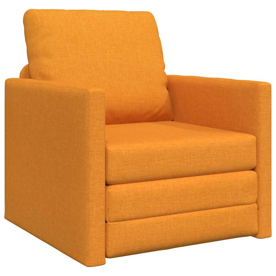 Slaapbank 60cm Donkergeel Stof