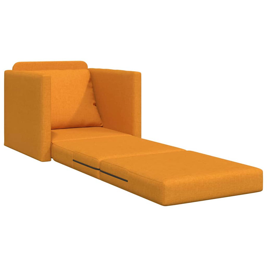Slaapbank 60cm Donkergeel Stof