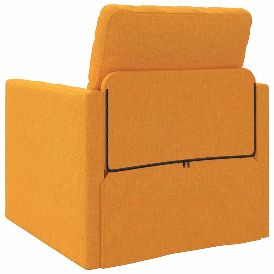 Slaapbank 60cm Donkergeel Stof
