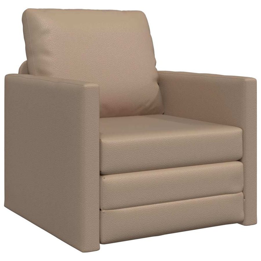 Slaapbank 60cm Cappuccino Kunstleer