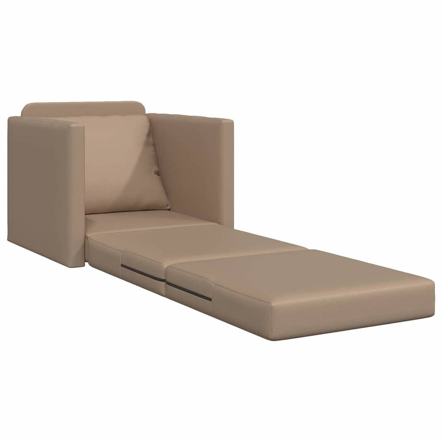 Slaapbank 60cm Cappuccino Kunstleer