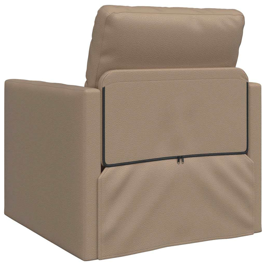 Slaapbank 60cm Cappuccino Kunstleer