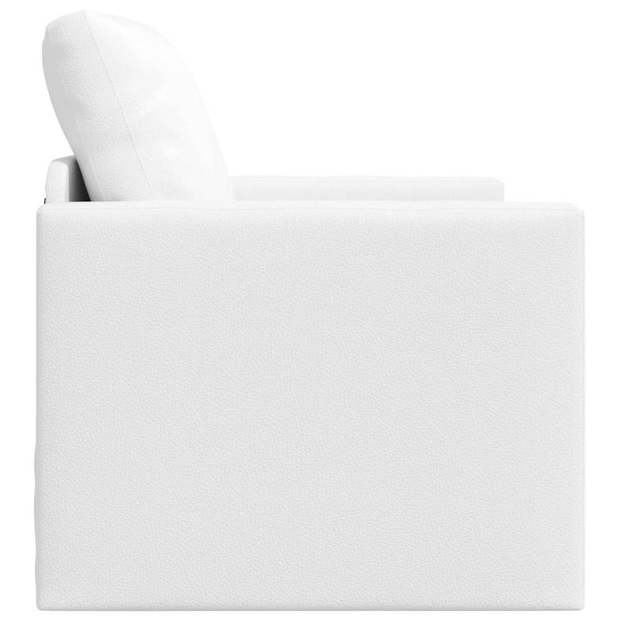 Slaapbank 60cm Wit Kunstleer