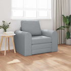 Sofa Bed Light Grey 98 x 71 x 83 cm Fabric