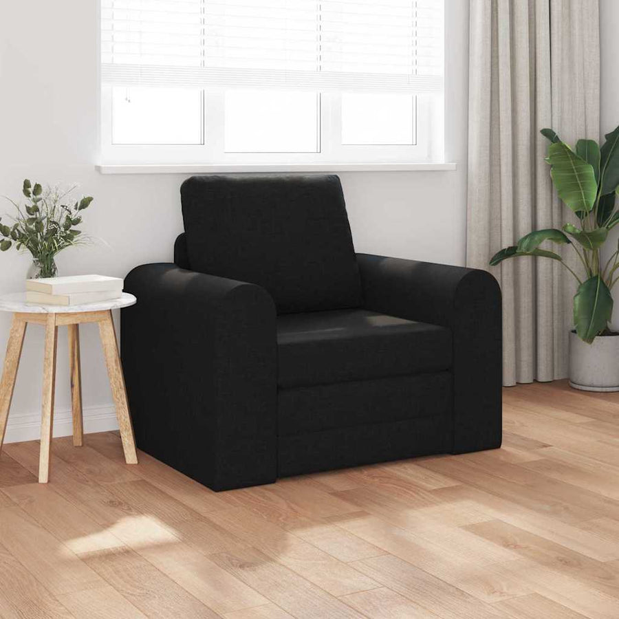 Slaapbank Zwart 98 x 71 x 83 cm Stof