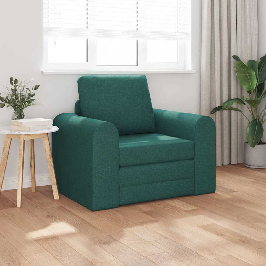 Slaapbank Donkergroen 98 x 71 x 83 cm Stof