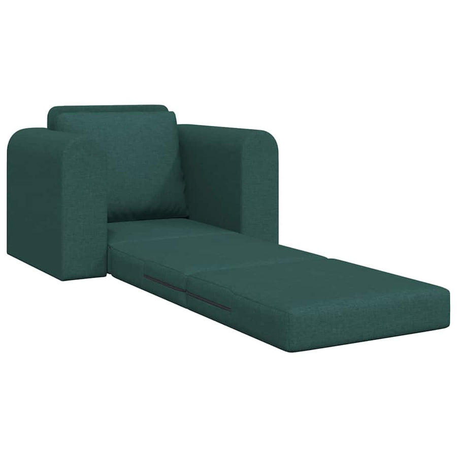Slaapbank Donkergroen 98 x 71 x 83 cm Stof
