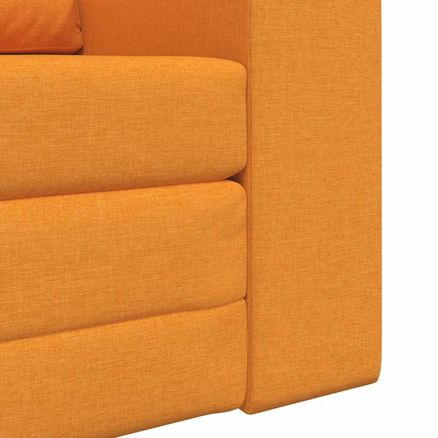 Slaapbank Donkergeel 98 x 71 x 83 cm Stof