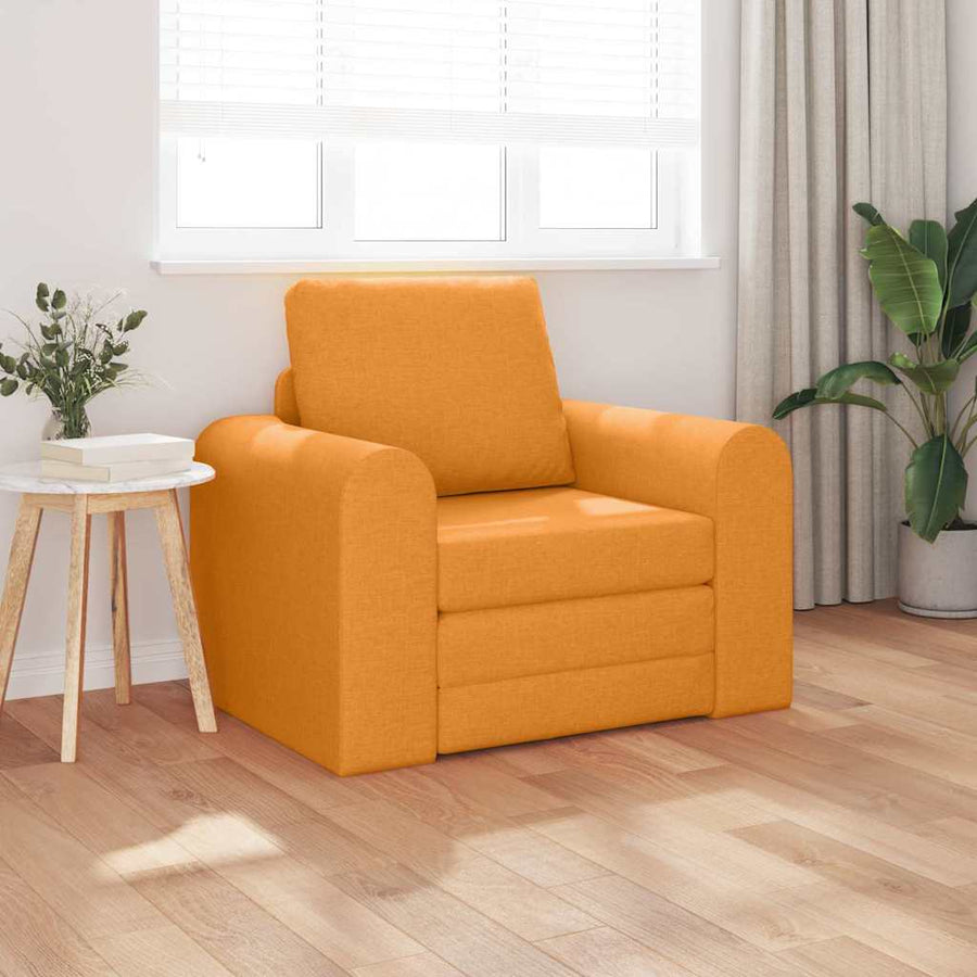 Slaapbank Donkergeel 98 x 71 x 83 cm Stof
