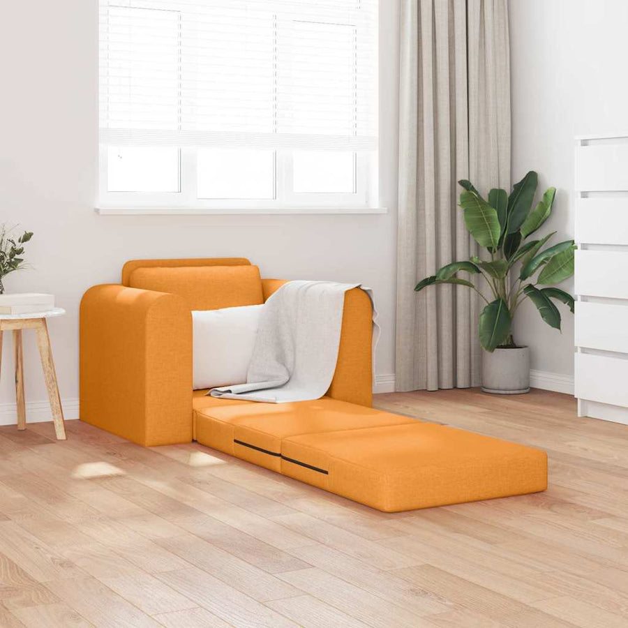 Slaapbank Donkergeel 98 x 71 x 83 cm Stof