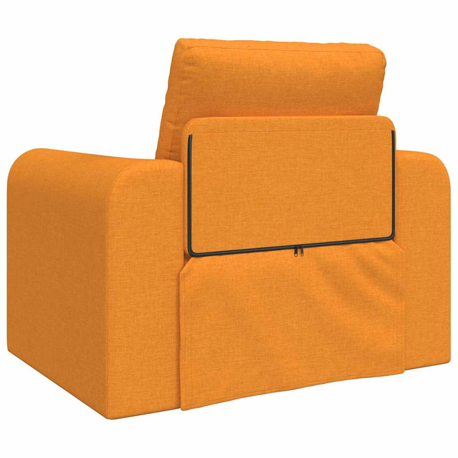Slaapbank Donkergeel 98 x 71 x 83 cm Stof