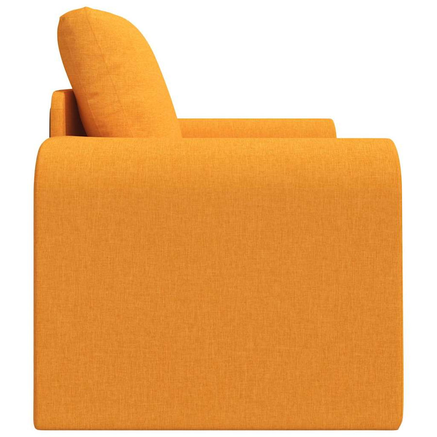 Slaapbank Donkergeel 98 x 71 x 83 cm Stof
