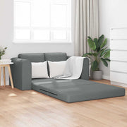 Slaapbank 60 cm donkergrijs stof