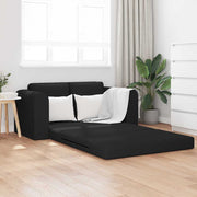 Slaapbank 60 cm zwart stof