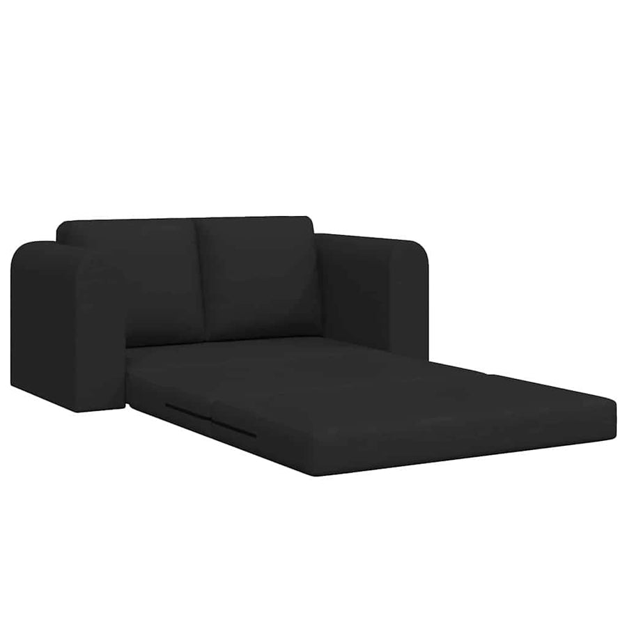 Slaapbank 60cm Zwart Stof