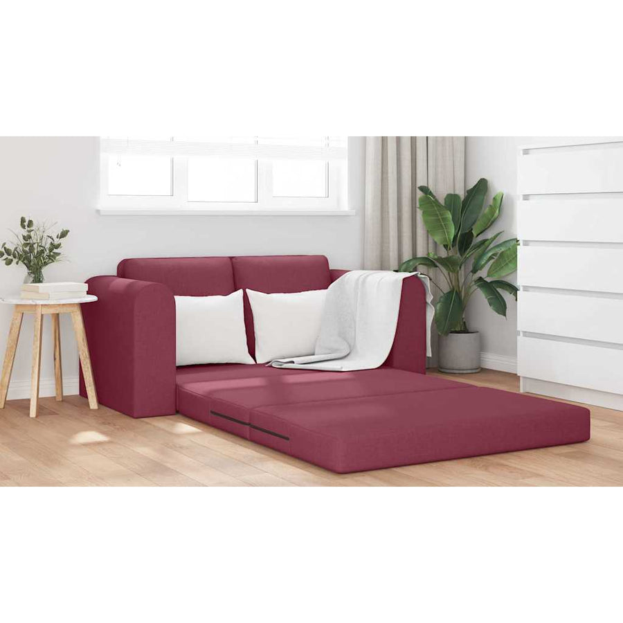 Slaapbank Wijnrood 148 x 71 x 83 cm Stof