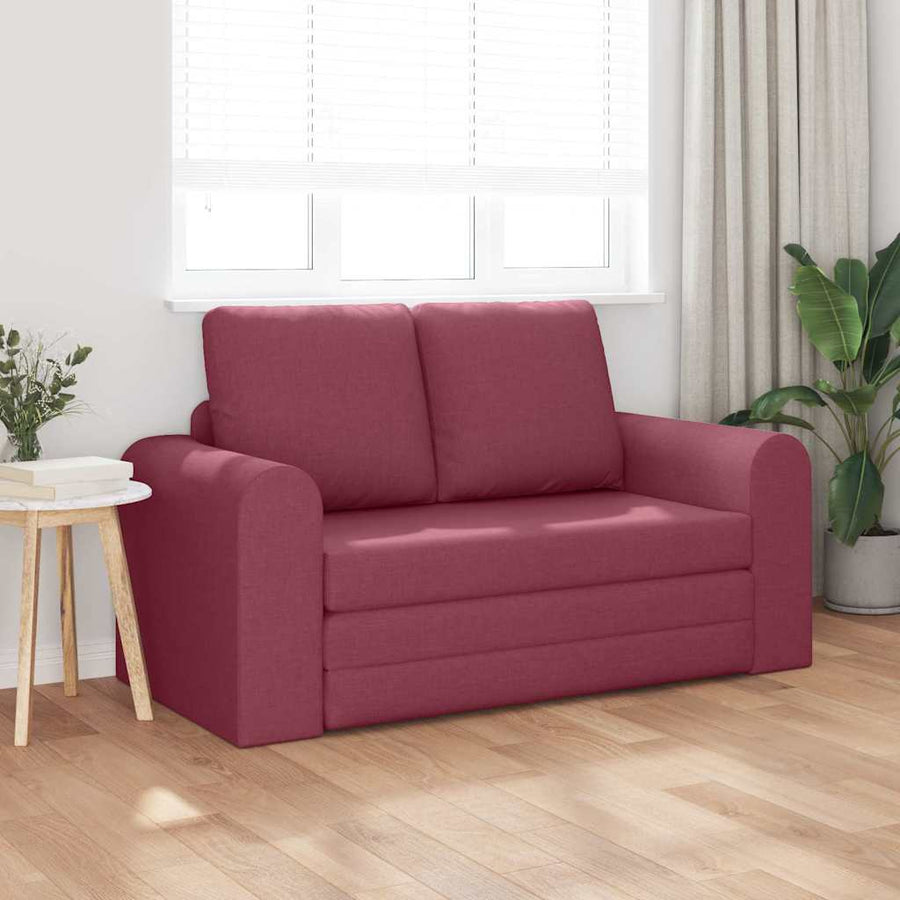 Slaapbank Wijnrood 148 x 71 x 83 cm Stof