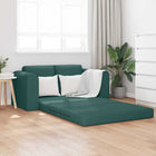 Sofa Bed 60cm Dark Green Fabric