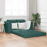 Slaapbank 60 cm donkergroen stof