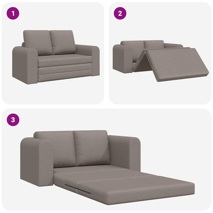 Slaapbank 60cm Taupe Stof