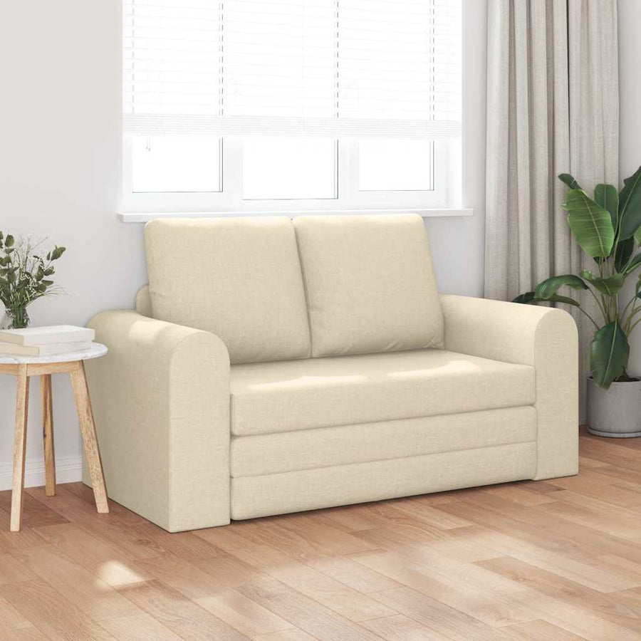Slaapbank Crème 148 x 71 x 83 cm Stof