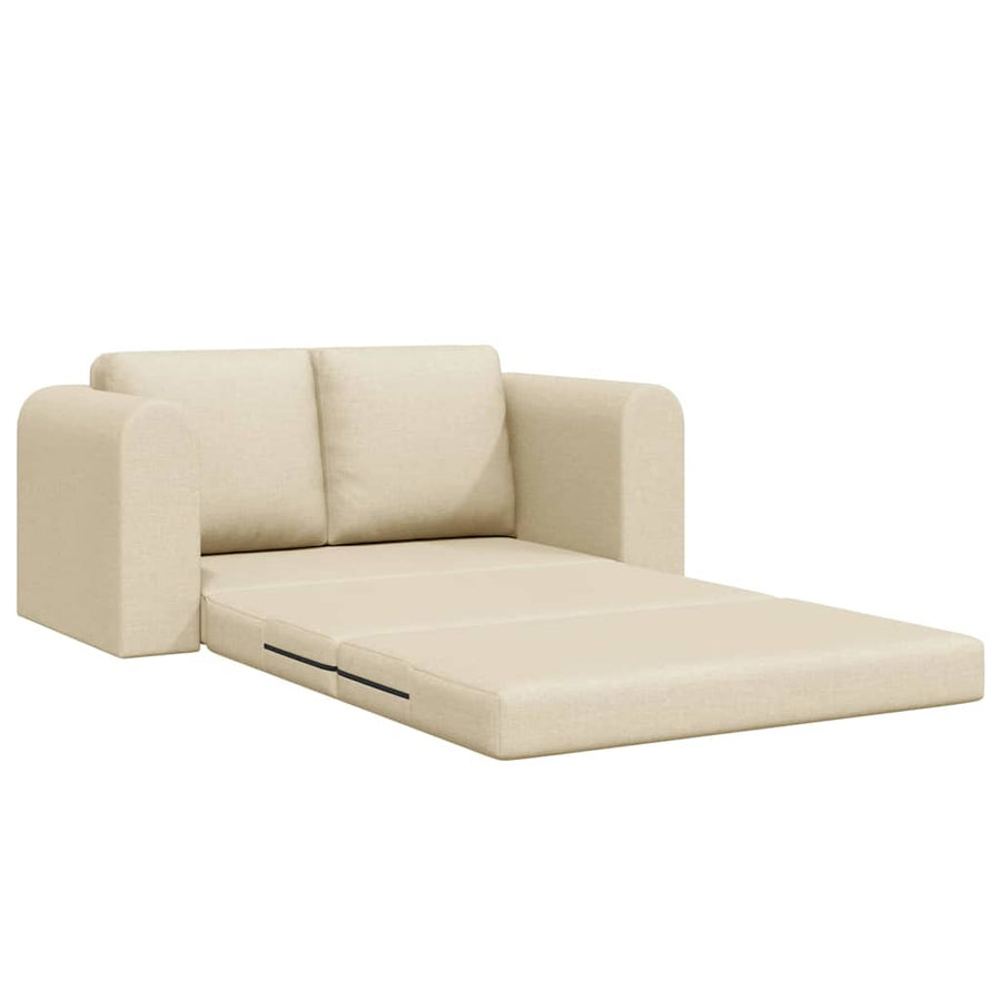 Slaapbank Crème 148 x 71 x 83 cm Stof
