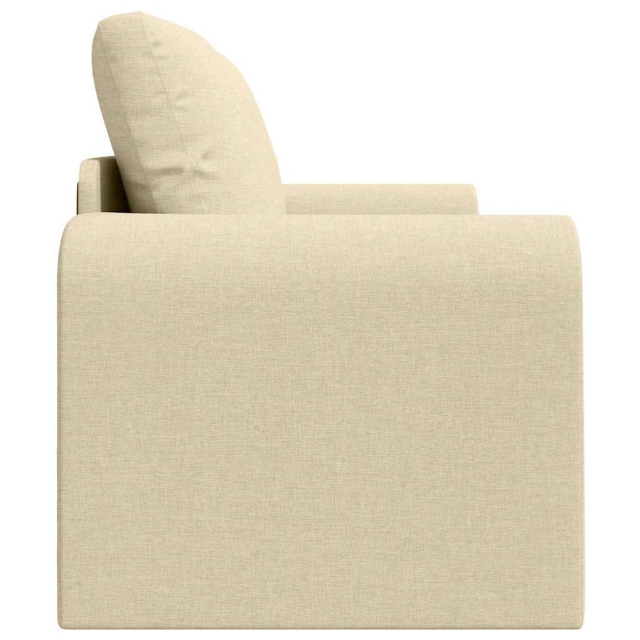 Slaapbank Crème 148 x 71 x 83 cm Stof