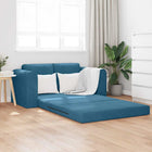Slaapbank 148x71x83 cm blauw polyester
