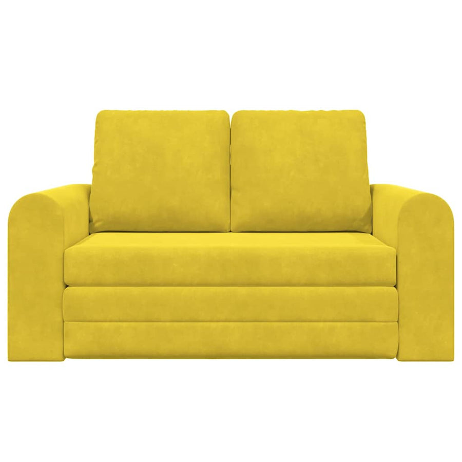 Slaapbank 60cm Geel Fluweel