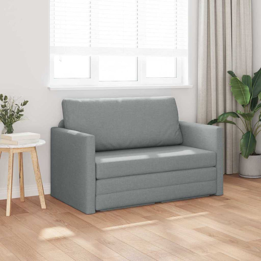 Slaapbank 110cm Lichtgrijs Stof