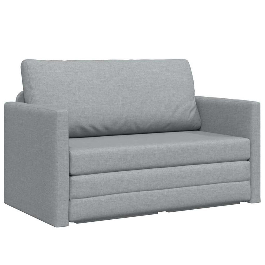 Slaapbank 110cm Lichtgrijs Stof