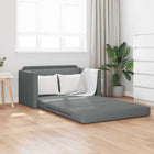 Sofa Bed 110cm Dark Grey Fabric