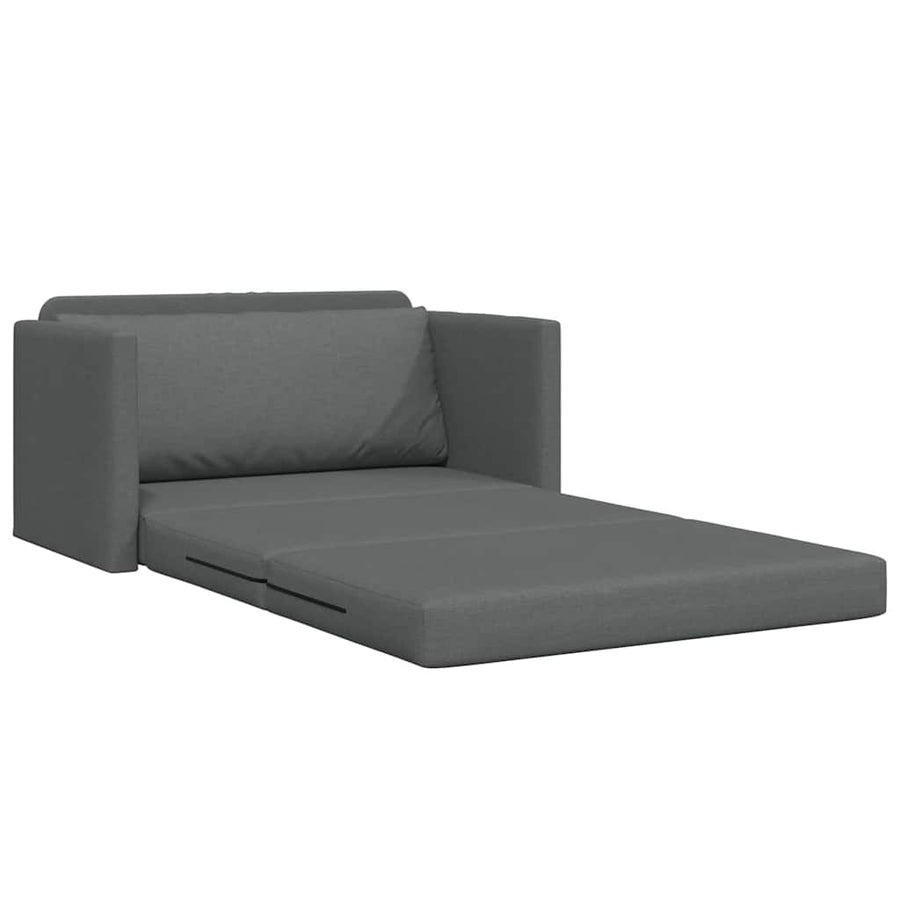 Slaapbank 110cm Donkergrijs Stof