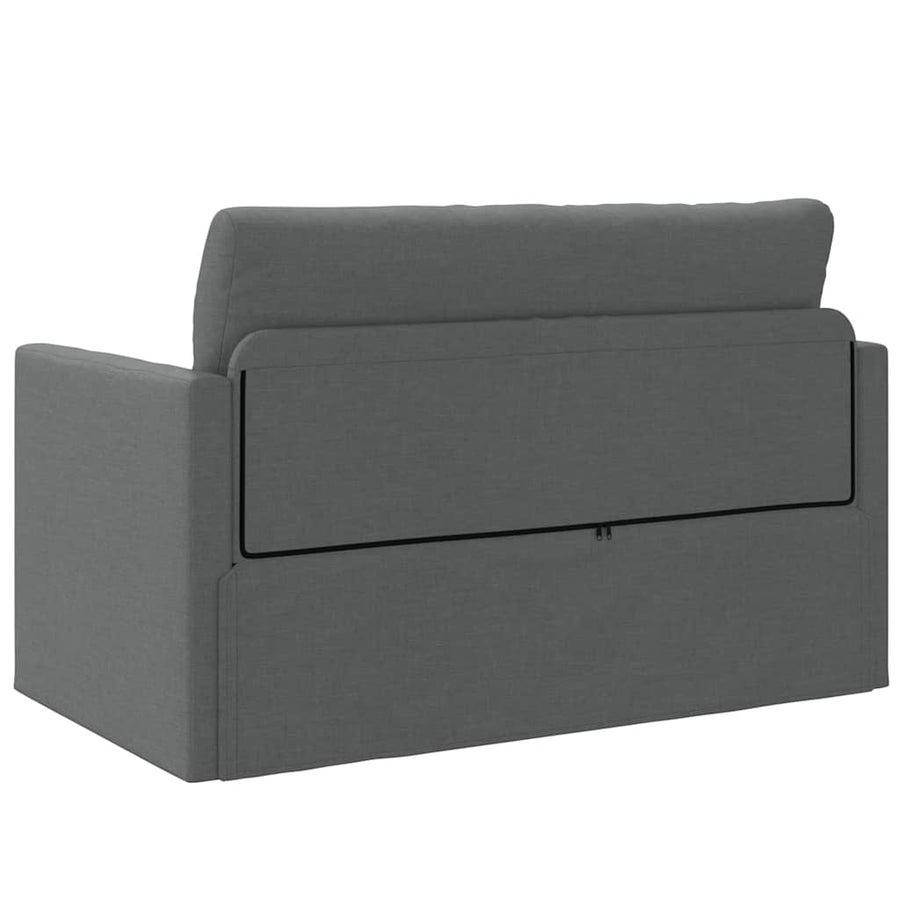 Slaapbank 110cm Donkergrijs Stof