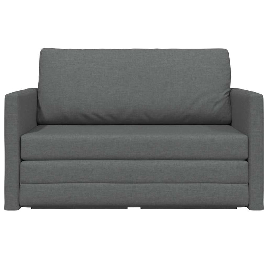 Slaapbank 110cm Donkergrijs Stof