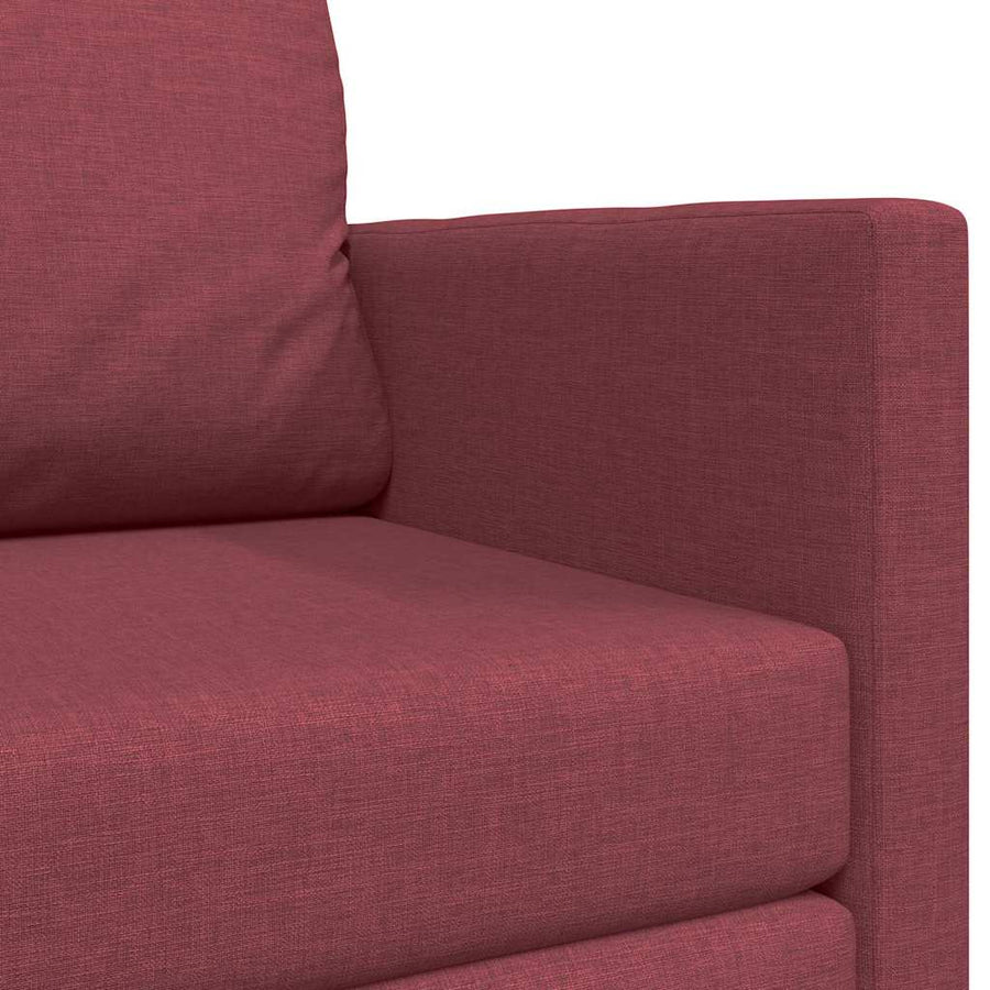 Slaapbank 110cm Wijnrood Stof