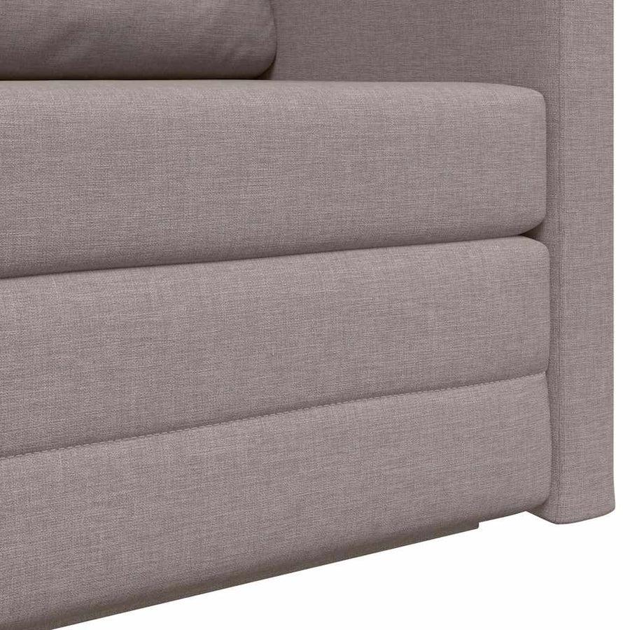 Slaapbank 110cm Taupe Stof