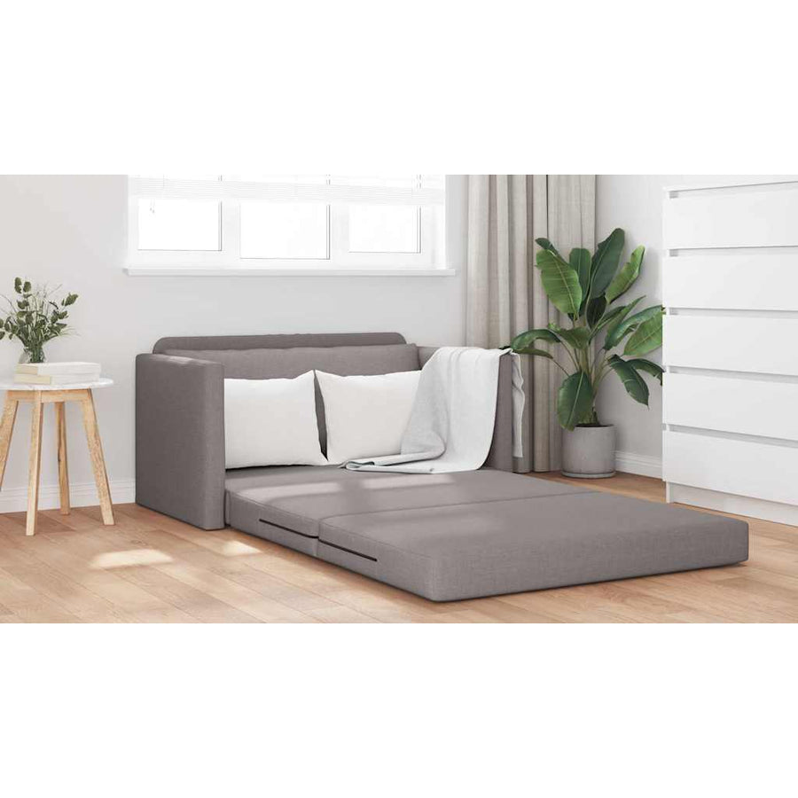 Slaapbank 110cm Taupe Stof