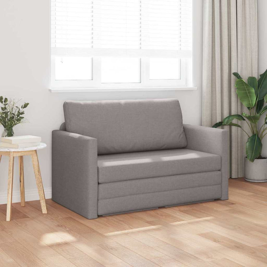 Slaapbank 110cm Taupe Stof