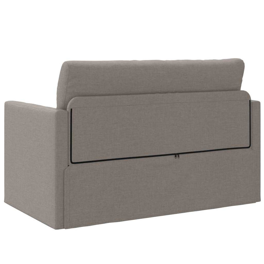 Slaapbank 110cm Taupe Stof