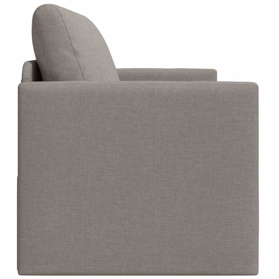 Slaapbank 110cm Taupe Stof
