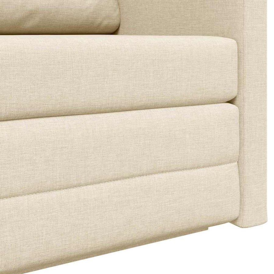 Slaapbank 110cm Crème Stof